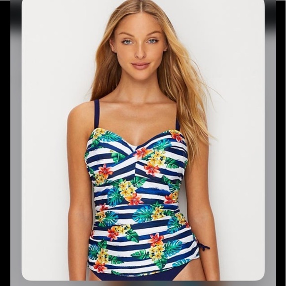 NWT Fantasie Porto Twist Tankini Swim Top 38DD - Picture 13 of 15